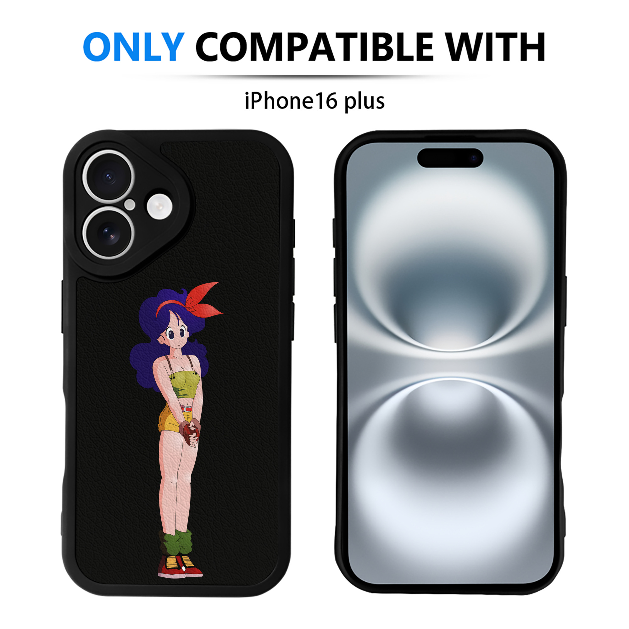 （画像用） ドラゴンボール DRAGON BALL 【iPhone 16シリーズ対応】シリコンスマホケース（レザー調） 材質：シリコン